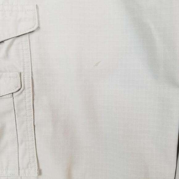 TRU-SPEC Cargo Pants Mens 36x32 Khaki Ripstop Tactical Utility Pockets Workwear - Picture 3 of 15